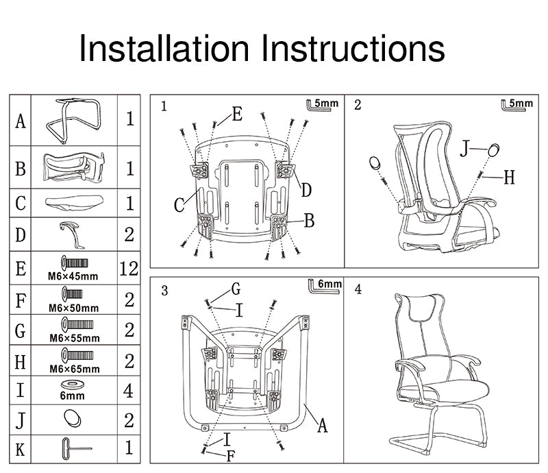 Modern Minimalist Ergonomic Leather Plywood Metal Office Chair Executive Gaming Desk Chair With Headrest Lumbar Support Cantilever Base For Home Office Set Of 2