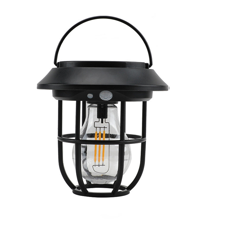 Modern Simplicity Motion Sensor Waterproof Solar Cage ABS LED Outdoor Light For Garden
