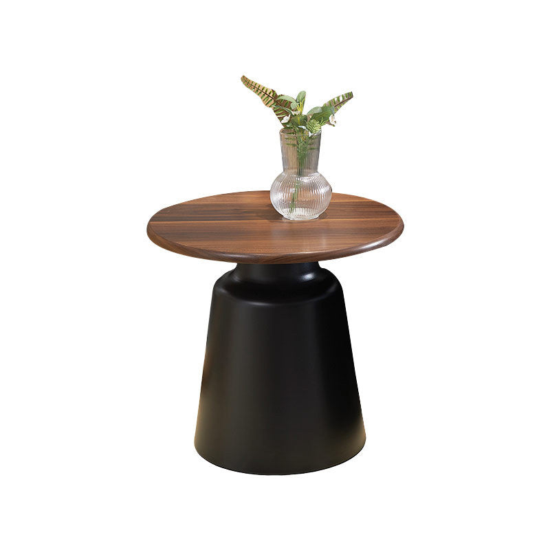 Modern Minimalist MDF & Iron Round Nesting Coffee Table Set For Living Room