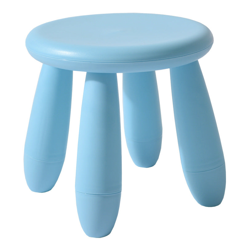 Modern Minimalist Cylindrical Kid PP Low Stool Backless Armless For Living Room