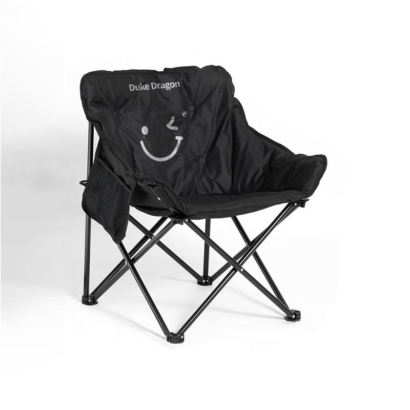 Modern Minimalist Rectangular Carbon Steel Oxford Fabric Foldable Camping Chair Backrest Armless For Garden