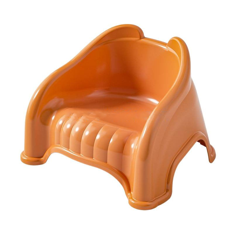 Modern Minimalist Curved Bear Design PP Kids Stackable Low Stool Backrest Armless For Living Room