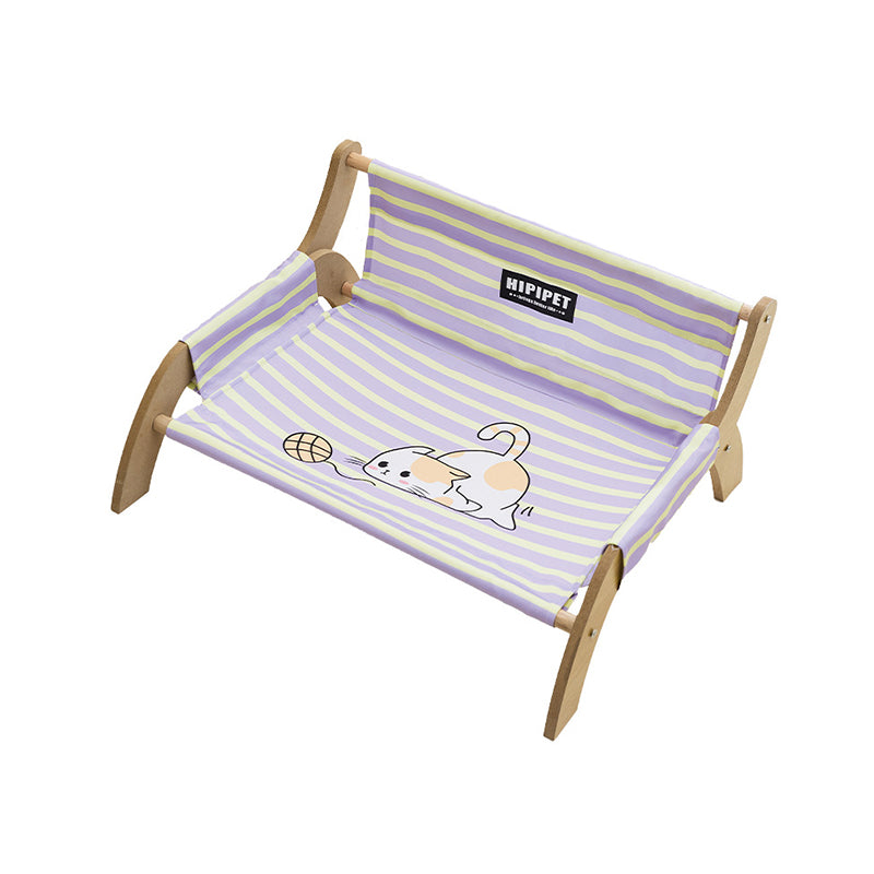 Modern Minimalist Rectangular Medium Density Fiberboard Canvas Dog Cat Bed Backrest Armrest For Bedroom