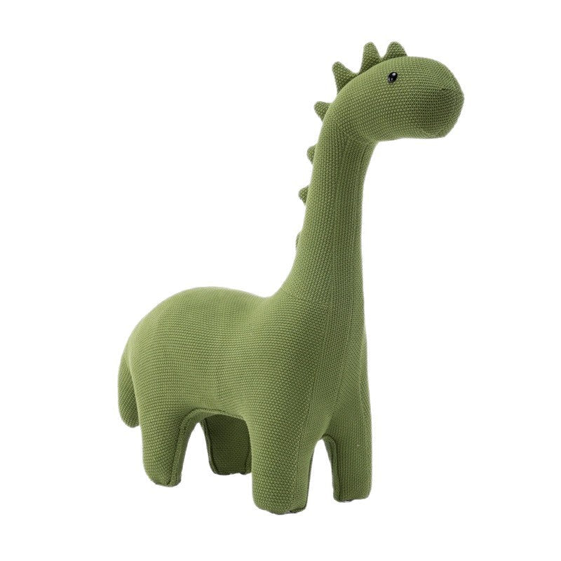 Modern Minimalist Giraffe-Shaped Knitted Cotton Sponge Kid Accent Chair For Living Room