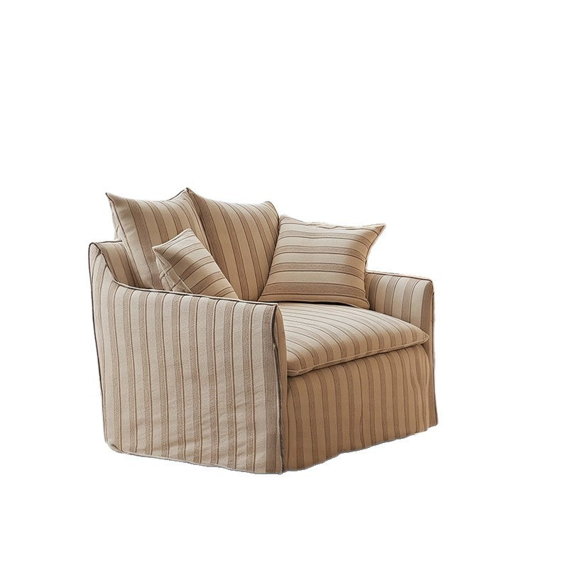 Contemporary Nordic Square Rectangular Velvety Textured Fabric Pine Wood Solid Wood Plywood Sofa Backrest Armrest For Living Room
