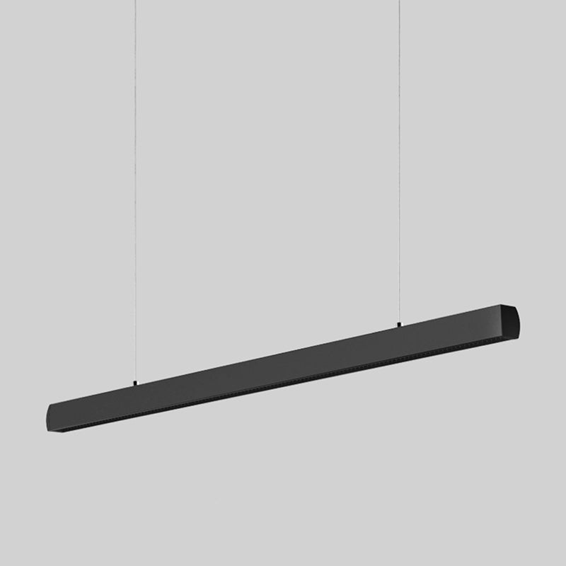 Seamless LED Deep Anti-Glare Pendant Light - Industrial Aluminum Linear Lighting For Home Office