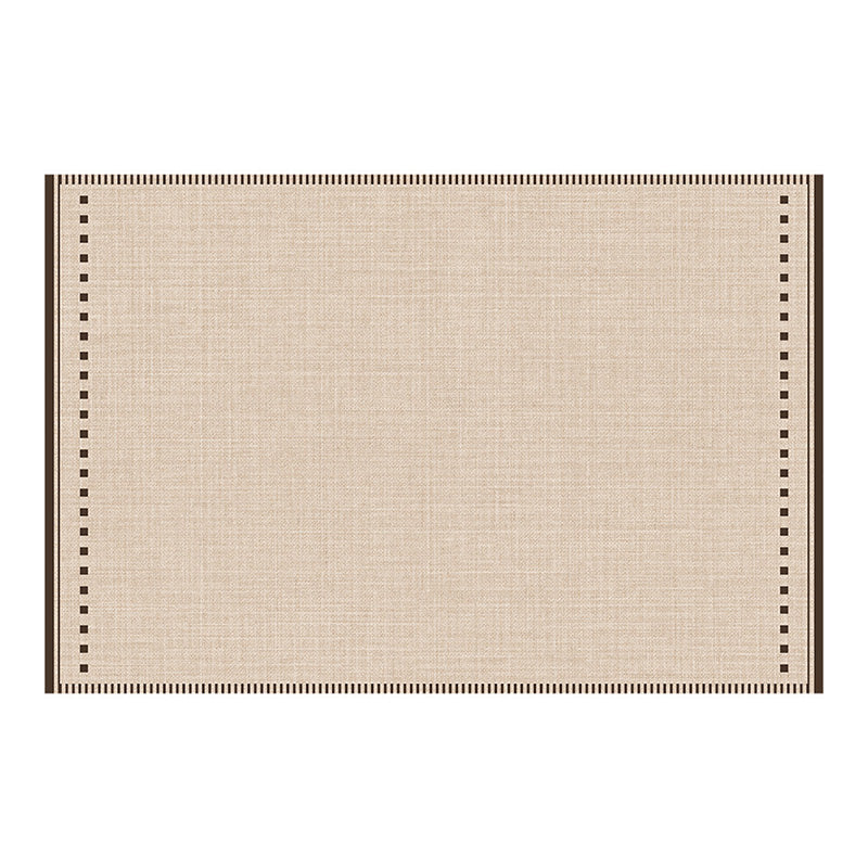 Contemporary Scandinavian Rectangular Faux Cashmere Cotton Non-Slip Printed Rug For Living Room