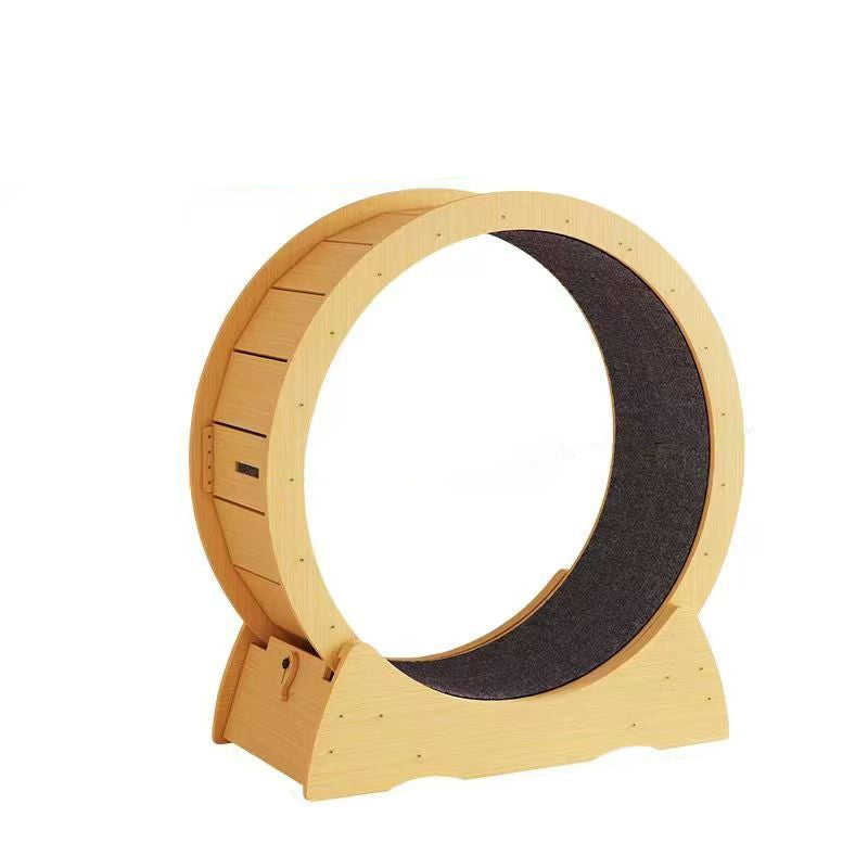 Contemporary Creative Circular Eco-Friendly High-Fiber Board Fabric Cat Tree For Living Room