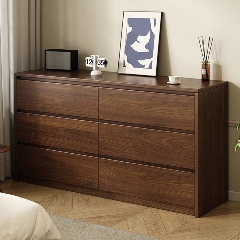 Contemporary Nordic Rectangular Particleboard Storage Cabinet 4/6 Drawer For Living Room