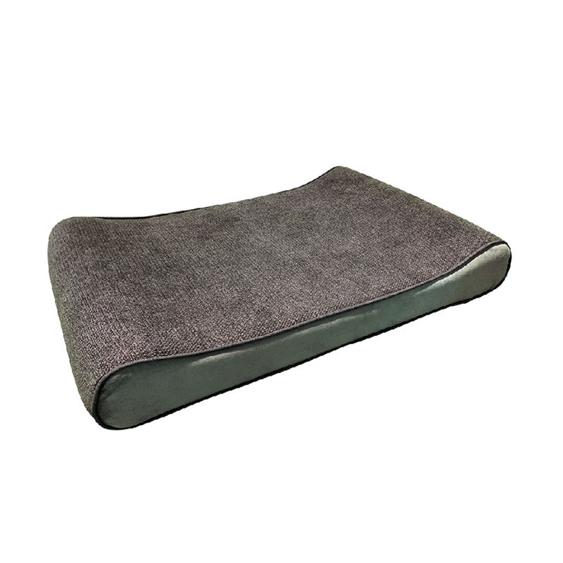 Modern Minimalist Rectangular Pet Bed: Streamlined Wave Design - Compressible Cat Bed For Bedroom