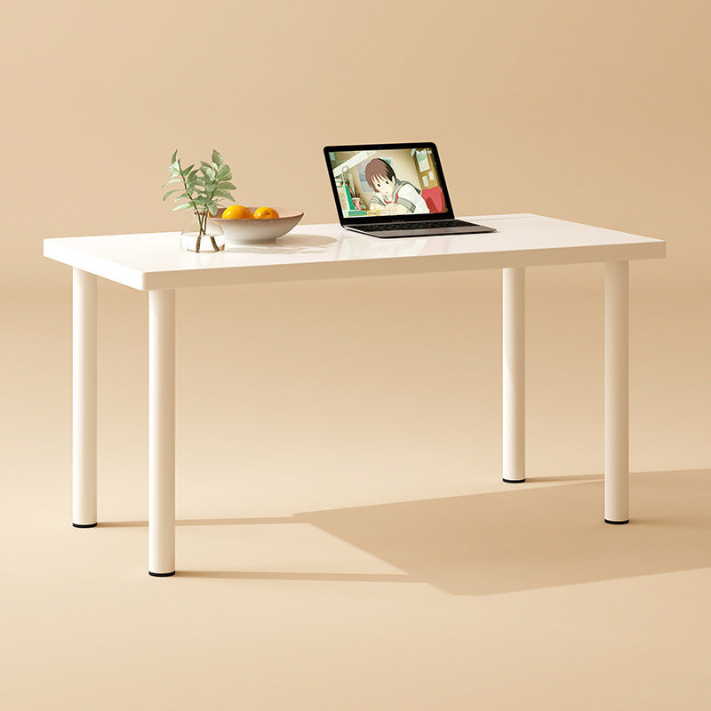 Modern Minimalist Rectangular Medium Density Fiberboard Desks 4-Leg For Home Office