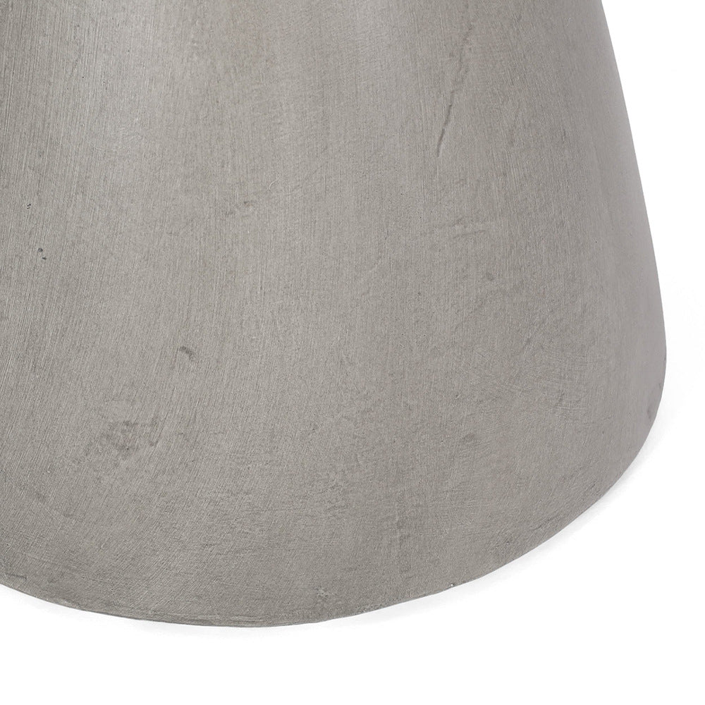 Modern Minimalist Round Magnesium Oxide End Table Sturdy Durable For Living Room