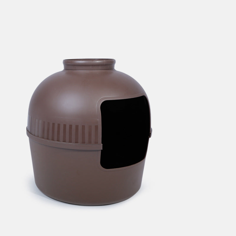 Modern Minimalist Detachable Wine Jar PP Plastic Resin Washable Dog & Cat Bed 1- Tier For Living Room