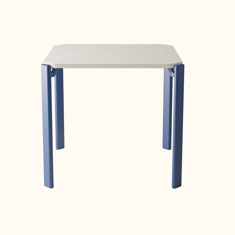 Contemporary Nordic Square MDF Oak Space-Saving Dining Table 1-Tier For 2-4 Seats