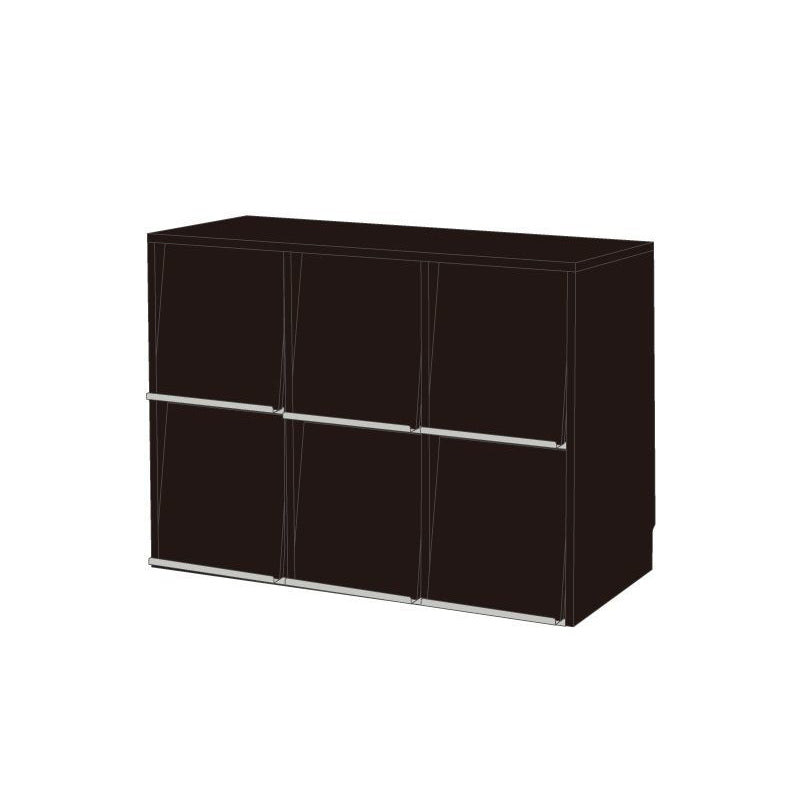 Traditional Vintage Rectangular Boxwood Storage Cabinet 4/6-Cabinet For Study