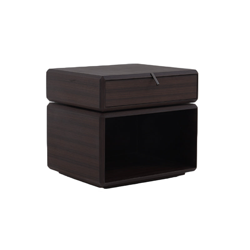 Vintage Rotatable Nightstand - Durable & Sturdy Plywood Side Table For Bedroom