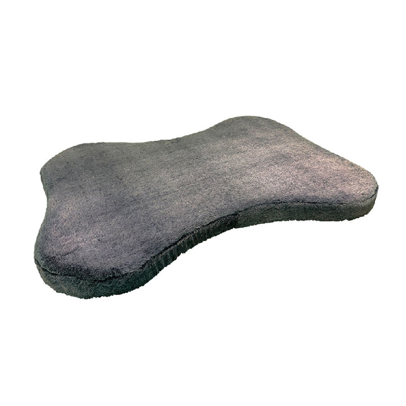 Modern Minimalist Irregular Rectangular Pet Bed: Bone Shape - Compressible Cat Bed For Bedroom
