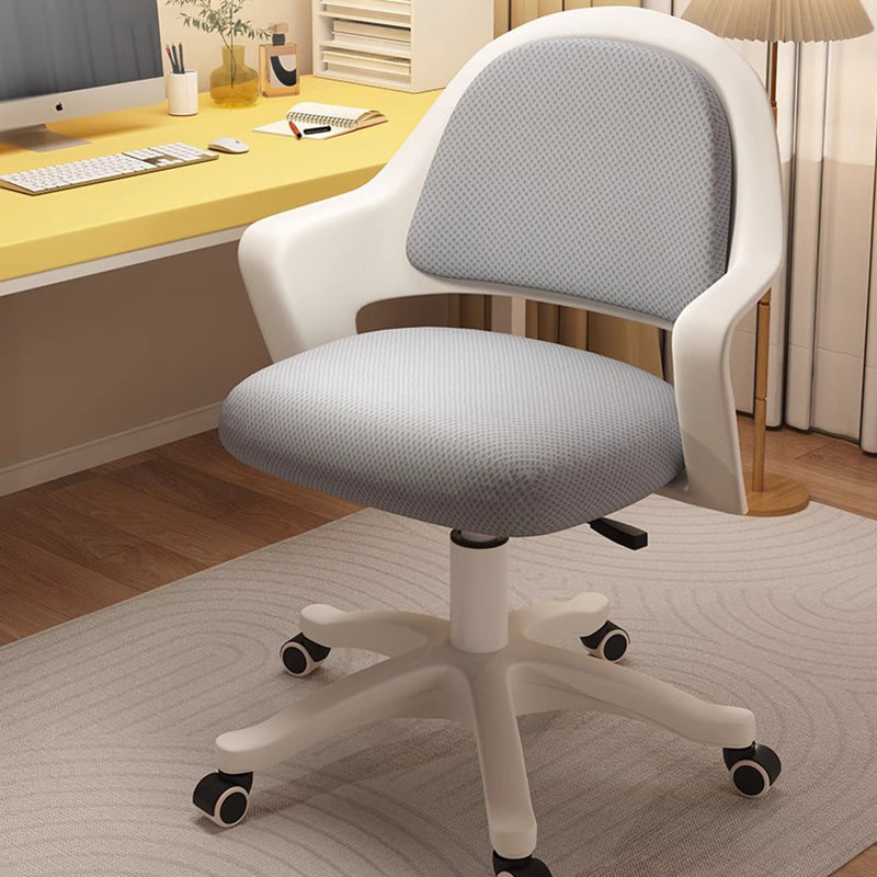 Modern Minimalist Rectangular Nylon Steel Soft PU Latex Mesh Fabric Desk Chair Backrest Armrest For Home Office