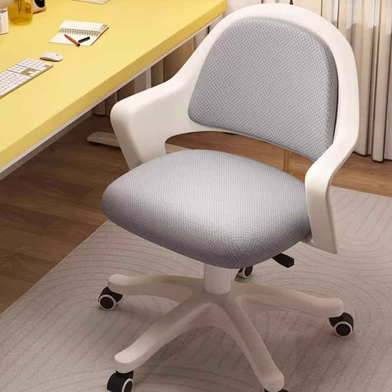 Modern Minimalist Rectangular Nylon Steel Soft PU Latex Mesh Fabric Desk Chair Backrest Armrest For Home Office