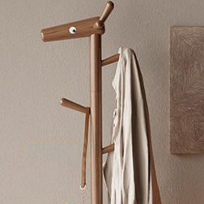 Modern Minimalist Giraffe-Shaped Solid Wood Teddy Plush Sponge Footstool For Entryway
