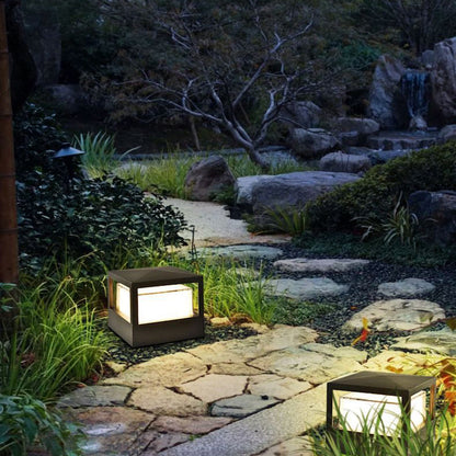 Industrial Waterproof Aluminum Cylinder LED Outdoor Lawn Landscape Light
