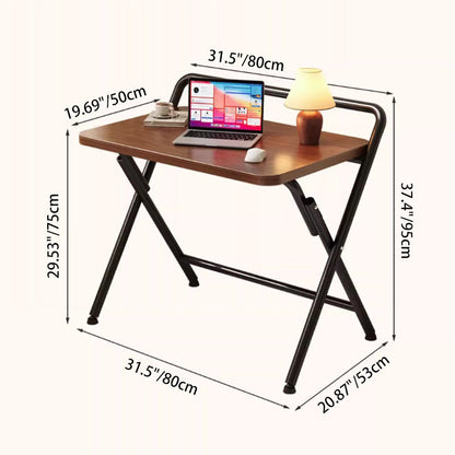 Modern Minimalist Rectangular MDF Iron Foldable Desks For Home Office