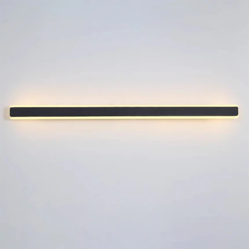 Modern Minimalist Rectangular Iron Acrylic LED Wall Sconce Lamp For Living Room