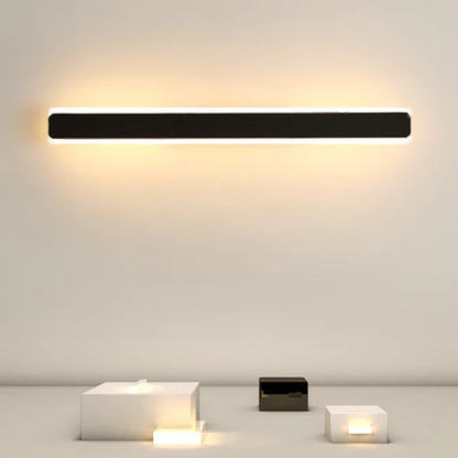 Modern Minimalist Rectangular Iron Acrylic LED Wall Sconce Lamp For Living Room