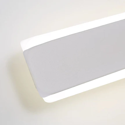 Modern Minimalist Rectangular Iron Acrylic LED Wall Sconce Lamp For Living Room