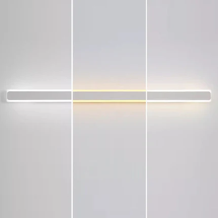 Modern Minimalist Rectangular Iron Acrylic LED Wall Sconce Lamp For Living Room