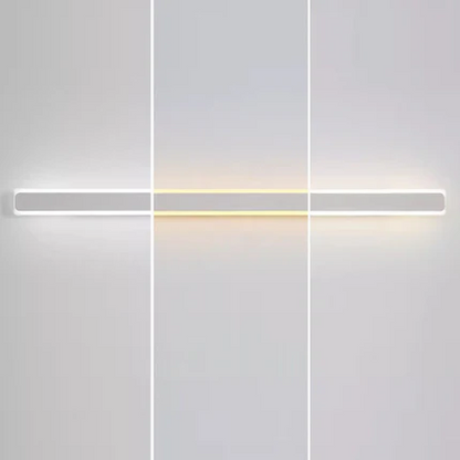 Modern Minimalist Rectangular Iron Acrylic LED Wall Sconce Lamp For Living Room