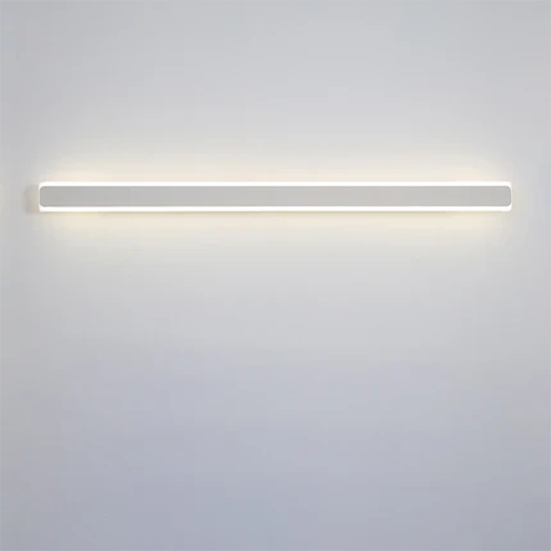 Modern Minimalist Rectangular Iron Acrylic LED Wall Sconce Lamp For Living Room