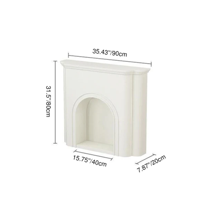 Contemporary Nordic Arched MDF Console Table With 1-Tier For Living Room