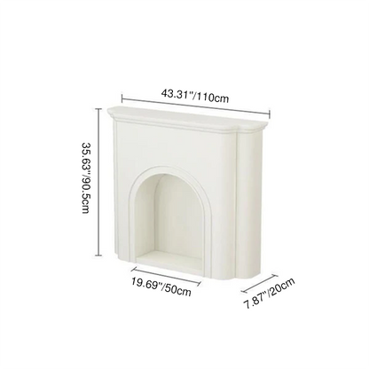 Contemporary Nordic Arched MDF Console Table With 1-Tier For Living Room