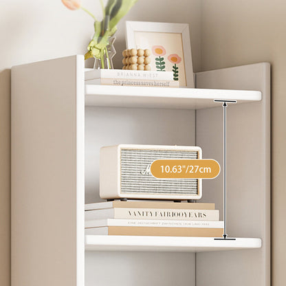 Modern Minimalist Rectangular Medium Density Fiberboard Bookshelves 3/4/5-Tier For Living Room