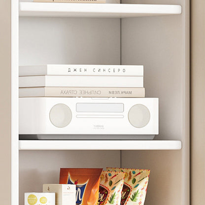 Modern Minimalist Rectangular Medium Density Fiberboard Bookshelves 3/4/5-Tier For Living Room