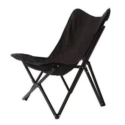 Contemporary Industrial Oxford Fabric Steel Foldable Camping Chair Backrest For Outdoor Patio