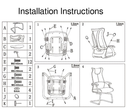 Modern Minimalist Ergonomic Leather Plywood Metal Office Chair Executive Gaming Desk Chair With Headrest Lumbar Support Cantilever Base For Home Office Set Of 2
