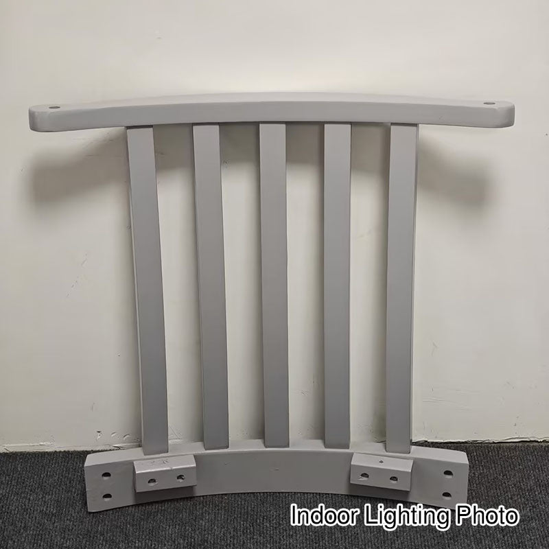 Modern Minimalist Rectangular Rubberwood Synthetic Fabric Sponge Dining Chair Backrest Armrest For Dining Room