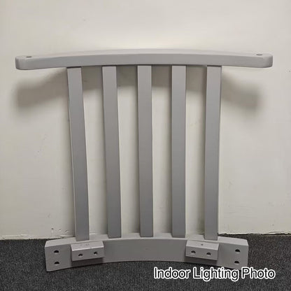 Modern Minimalist Rectangular Rubberwood Synthetic Fabric Sponge Dining Chair Backrest Armrest For Dining Room