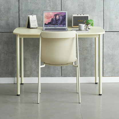 Contemporary Nordic Square PP Plastic Carbon Steel Legs Stackable Dining Chair For Living Room