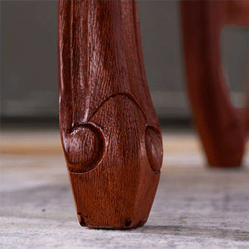 Traditional Vintage Square Linen Oil-waxed Leather Solid Wood Sponge Upholstery Accent Chair Backrest Armrest For Living Room