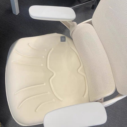 Modern Minimalist PU Leather & Cotton Ergonomic Swivel Height Adjustable Desk Chair For Home Office