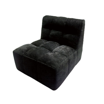 Modern Minimalist Chenille Compression Sofa - Frame-Free High Resilience Foam Portable Couch In Single & Loveseat Options For Living Room