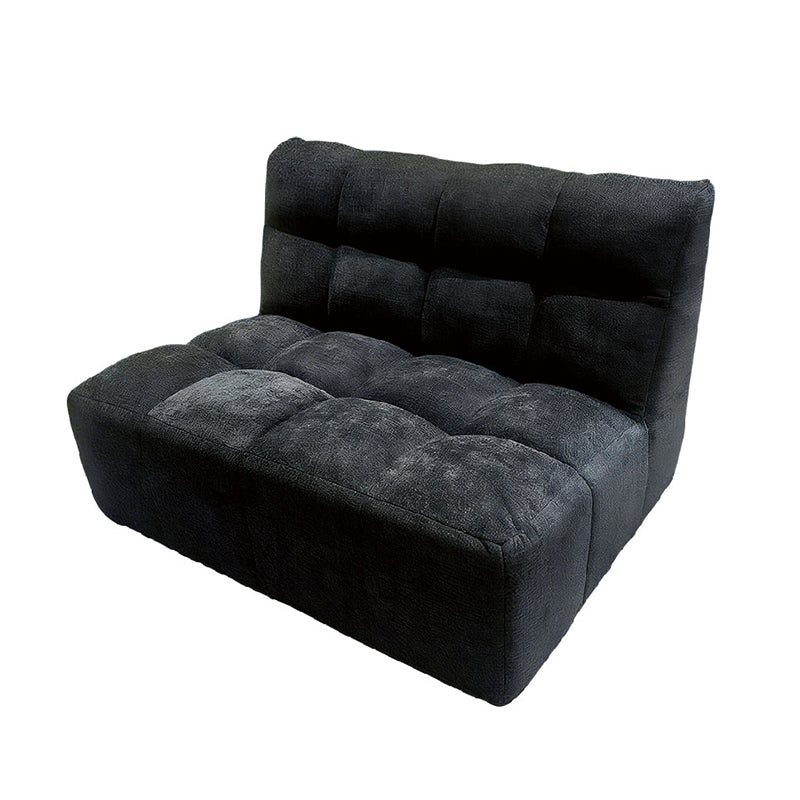 Modern Minimalist Chenille Compression Sofa - Frame-Free High Resilience Foam Portable Couch In Single & Loveseat Options For Living Room