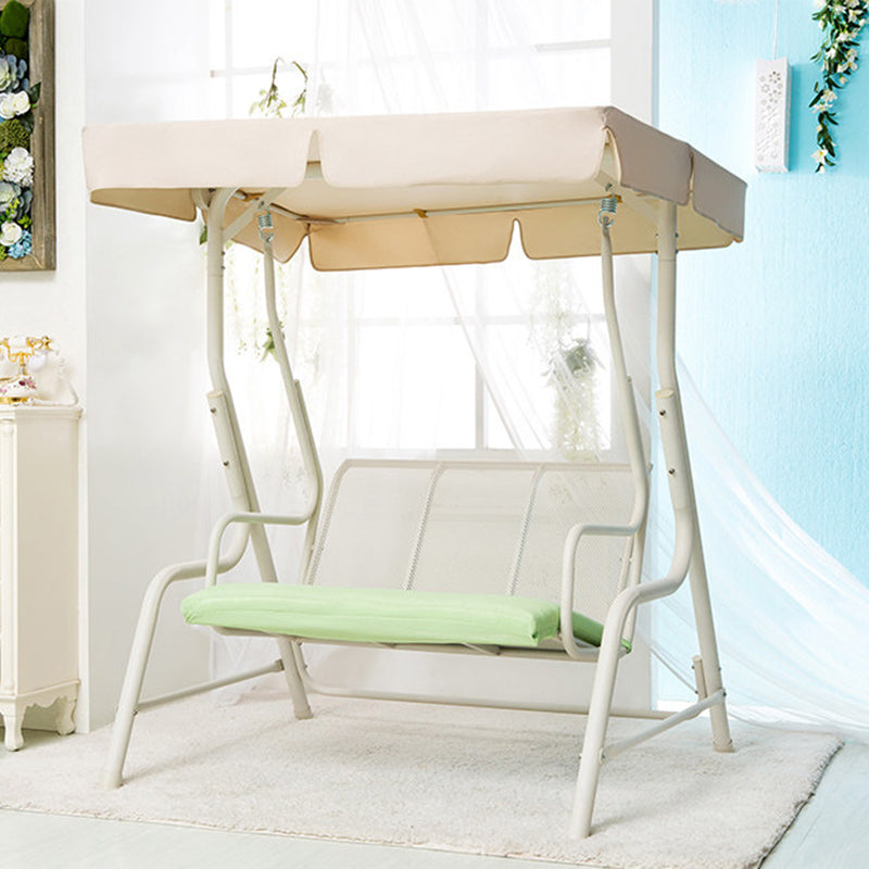 Modern Minimalist Stainless Steel Iron PVC Fabric Triangle Frame Swing Chair Waterproof Hanging Rocking Chair For Outdoor