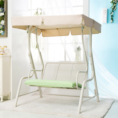 Modern Minimalist Stainless Steel Iron PVC Fabric Triangle Frame Swing Chair Waterproof Hanging Rocking Chair For Outdoor