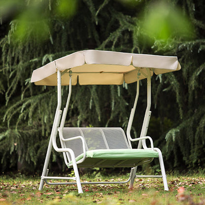 Modern Minimalist Stainless Steel Iron PVC Fabric Triangle Frame Swing Chair Waterproof Hanging Rocking Chair For Outdoor