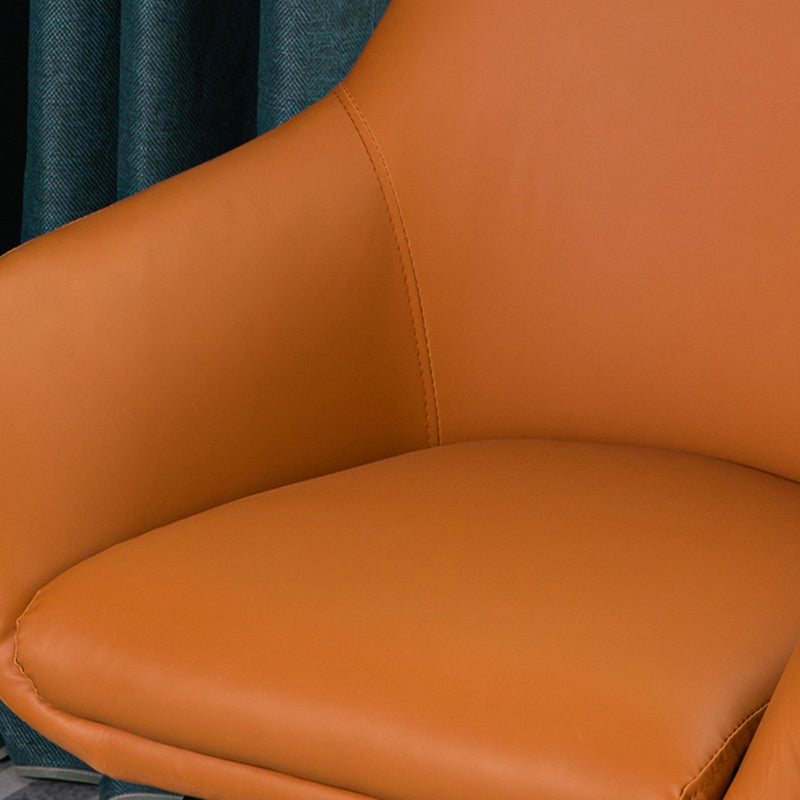 Modern Minimalist Wrap-Style Plywood Iron Velvet PU Leather Dining Chair With Backrest For Dining Room