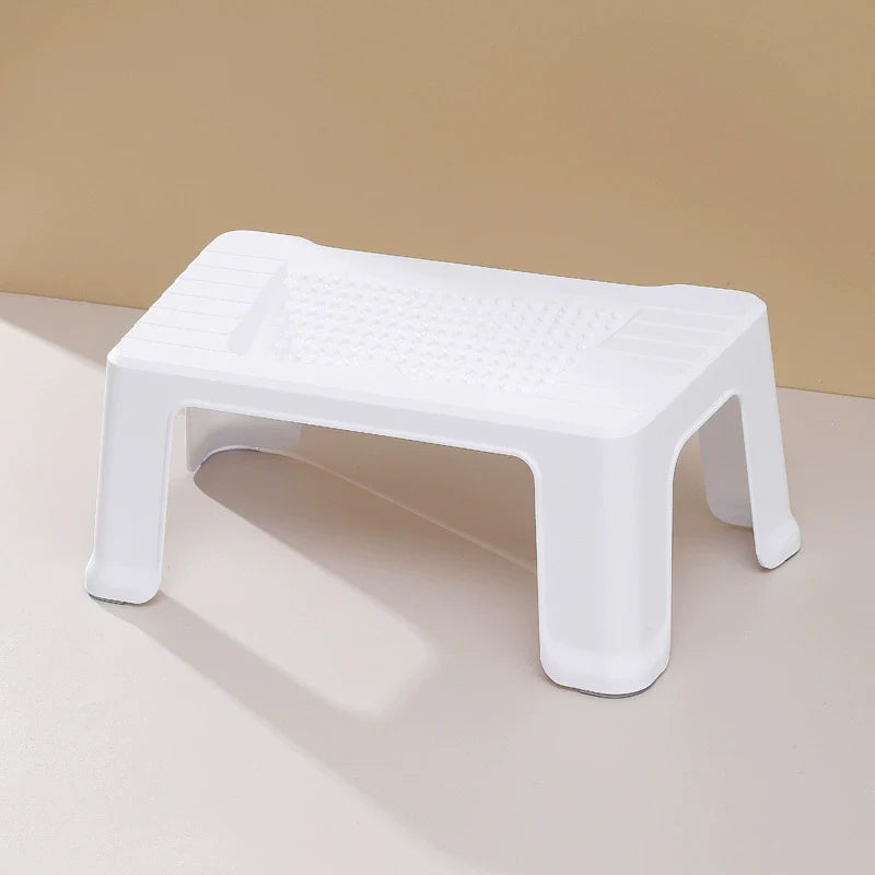 Modern Minimalist Trapezoidal ABS Footstool Backless For Entryway